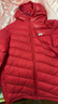 水孩儿（SOUHAIT）童装男女童轻薄羽绒服冬季新款儿童羽绒外套上衣 珊瑚红 700+蓬松度-充绒量90% 160 充绒量75g 实拍图