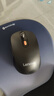联想（Lenovo）无线蓝牙双模充电鼠标 蓝牙5.0/3.0 便携办公鼠标人体工学设计 Howard理性黑充电版 实拍图
