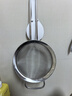 炊大皇 全身304不锈钢网漏勺26目过滤网勺细网勺面粉筛捞漏勺中号 实拍图