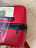 不莱玫行李箱女拉杆箱男旅行箱大容量结婚托运密码箱子22英寸plus 红色 实拍图