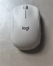 罗技（Logitech）M221 轻音鼠标 无线鼠标 办公鼠标 对称鼠标 带无线微型接收器 米白色 实拍图