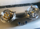 樱花雪燃气灶双灶家用猛火灶天然气灶煤气灶防干烧5.2kw大火力不锈钢液化气灶罐装专用台式嵌入式灶具 鸳鸯左猛火【不锈钢面板】熄火保护+一级能效 天然气 实拍图