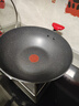 苏泊尔（SUPOR） 炒锅不粘锅炒菜锅 电磁炉燃气灶通用 麦饭石色无油烟火红点无烟 PC32W8 32cm 实拍图