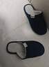 回力日系柔软情侣棉拖秋冬家居室内保暖棉鞋男款HL0006蓝色42-43码 实拍图