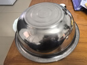【精工级】304不锈钢食品级漏盆沥水盆果篮洗菜两件套洗菜沥水篮 28CM面盆+漏盆【热销款】2件套 实拍图