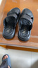 蜻蜓牌男士凉鞋拖鞋两用2025新款头层牛皮夏季真皮防滑防臭户外穿沙滩鞋 黑色 (按皮鞋尺码选） 40 实拍图