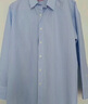 优衣库女装全棉条纹衬衫/长袖衬衣薄外套25秋冬新款479079 61 水蓝色 L /160/88A 实拍图