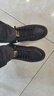海澜之家HLA男鞋秋冬款休闲皮鞋子男士板鞋HAAXXM4DBF453 黑色短绒款43 实拍图