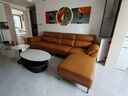 全友家居 真皮沙发大象耳朵头层牛皮艺大户型实木内架直排沙发 实拍图