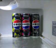 百事可乐Pepsi 无糖可乐 碳酸饮料汽水 330ml*24听细长罐 黑罐整箱装 实拍图