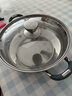 美厨（maxcook）316不锈钢火锅30cm 汤锅火锅复底带盖 燃气电磁炉通用 MCT1976 实拍图