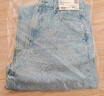 优衣库女装男装宽松廓形牛仔裤/弯刀镰刀裤子25秋冬新款479000 67 海蓝色 27 /160/68A 实拍图