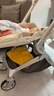 bebebus艺术家婴儿车推车可坐可躺新生儿宝宝轻便折叠双向高景观 香槟金 实拍图