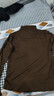 莫代尔半高领内搭打底衫女春秋冬德绒t恤长袖上衣肌底衣面膜t8002 咖啡色 2XL 建议125-140斤 实拍图