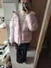 森马（Semir）羽绒服女90绒子短款轻暖三防可爱花苞帽2025冬新款立体防风外套 【正肩显瘦廓形】橡皮粉61216 S 实拍图