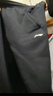 李宁运动裤男子秋冬季休闲裤拉链加绒保暖卫裤束脚运动长裤AKLUA73 实拍图