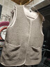 仿羊羔毛马甲背心女外搭秋冬新款洋气潮流时尚马夹外穿 浅驼色 5XL[体重135-155斤] 实拍图
