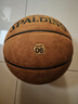 斯伯丁（SPALDING）篮球飞行员06防尘吸湿十字型颗粒PU皮室内外通用7号成人青少年 实拍图