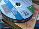 博世（BOSCH）角磨机切割片金属磨切片钢管钢筋切割105x1.2mm实用系列（1片装） 实拍图