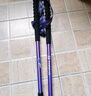 探路者喀纳登山杖手杖碳素碳纤维可伸缩超轻户外徒步便携爬山棍 宝石紫 实拍图