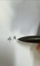 得力（deli）乐素臻顺滑按动中性笔签字笔 0.5mm子弹头按动笔水笔 金属喷漆 黑色 12支/盒A12 实拍图