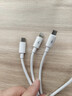 三合一充电器66W/100W/120W快充套装一拖三手机数据线适配华为苹果安卓手机原装正品数据线充电头 【原充正品】120W充电头+1.2米编织三合一套装 实拍图