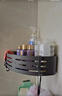 四季沐歌太空铝浴室置物三角篮免打孔墙角架卫生厕所洗手间壁挂钩收纳1个 实拍图