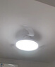 雷士（NVC）风扇灯餐厅吊扇灯led卧室北欧客厅灯三防 全光谱护眼 枕边风 云逸智控100W/全光谱/IP65三防 实拍图
