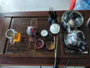 金灶（KAMJOVE）自动上水整套茶具套装 鸡翅木实木茶盘功夫茶台茶海电热茶炉K-185 搭配H-K9泡茶壶 茶具 茶渣桶 实拍图