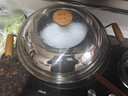 传世家徽铁锅双耳炒锅无涂层炒菜锅家用老式熟铁圆底锅燃气灶专用加大加深 38CM+加长不锈钢锅铲 38cm 实拍图