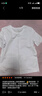 京东京造短袖T恤女10A抗菌秋季新款修身显瘦女装抑菌防汗 白色圆领 L 实拍图
