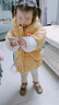 G.duck小黄鸭冬季加绒加厚宝宝羽绒棉服童装衣婴幼儿发光卡通连帽外套 升级版加绒亮灯 黄色 110 码【建议身高90-100cm】 实拍图
