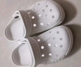 CROCS卡骆驰洞洞鞋贝雅男鞋女鞋轻便耐磨一脚蹬拖鞋休闲鞋|10126 白-100 37 /38(230mm) 实拍图