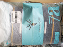 金号纯棉毛巾 35支精梳新疆优质棉A类毛巾柔软亲肤吸水大毛巾 蓝色1条 实拍图