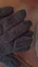 纯色针织手套男女士秋冬季保暖加绒弹力毛线分指学生骑行防寒手套 黑色 2双 实拍图