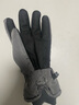 目丸保暖手套男女户外冬天骑行防寒风加绒厚触屏女防水冬季棉滑雪手套 9#深灰色 深度暖手套-男款 实拍图