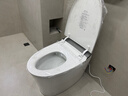 恒洁（HEGII）智能马桶一体机 不限水压带水箱虹吸式座圈加热抗菌智能坐便器 【舒沐洗重磅升级】绅士冲H5Ultra(Max) 305/300mm （适用290-390mm） 实拍图