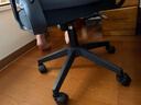 888滑轮椅子护腰久坐舒适家用电脑椅靠背电竞椅可躺办公室座椅 头枕+逍遥托+乳胶  黑框黑网 实拍图