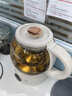 美的（Midea）煮茶器煮茶壶花茶壶 养生壶迷你恒温电热水壶蒸茶器喷淋式316L不锈钢烧水壶黑茶茶具1升YSTM-Z11 实拍图