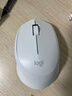 罗技（Logitech）M330 静音鼠标 无线鼠标 办公鼠标 右手鼠标 带无线微型接收器 白色 实拍图