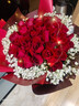 幽客玉品鲜花速递红玫瑰花束表白送女友老婆生日礼物全国同城配送 33朵红玫瑰花束—女王款 实拍图