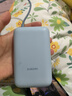 小米（MI）【3C认证】小米充电宝移动电源 10000  自带线双向快充口袋版 电源 灰蓝色可上飞机/火车 实拍图