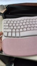 罗技（Logitech）Wave Keys人体工学键盘 无线蓝牙键盘办公平板ipad键盘Mac笔记本薄膜键盘 家用双模带掌托倾角支架 Wave Keys粉色(带Bolt接收器) 实拍图