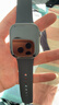 Apple/苹果 Watch S11 智能手表GPS款42毫米深空灰色铝金属表壳黑色运动型表带S/M MEUG4CH/B 实拍图