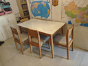 林氏家居北欧风岩板餐桌家用小户型长方桌椅全套LH628R3 实拍图