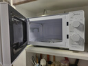 美的微波炉家用小型变频微波 转盘加热 快捷操作简易 内置炉灯预制菜加热 一级能效 M13J 节能省电 【易清洁内胆】 实拍图