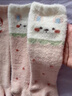 棉奇熊婴儿长筒袜秋冬加绒加厚过膝袜宝宝防滑隔凉保暖冬季新生儿长袜子 B918-草莓兔子【加厚珊珊绒 保暖不勒腿】 3双 1-3岁 -L码-建议脚长11-13CM 实拍图