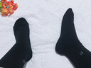 皮尔卡丹袜子男士秋冬季100%纯棉抗菌防臭厚款休闲运动耐磨全棉商务中筒袜 实拍图