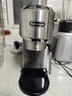 德龙（Delonghi）【政府补贴】咖啡机 半自动咖啡机 小型家用意式浓缩15Bar泵压式 手动打奶泡EC885.M EX:4 银色 实拍图
