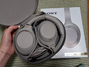 索尼（SONY） WH-1000XM4 头戴式无线耳机 蓝牙降噪耳机 网课游戏适用耳麦礼物送男女友学生 铂金银 实拍图